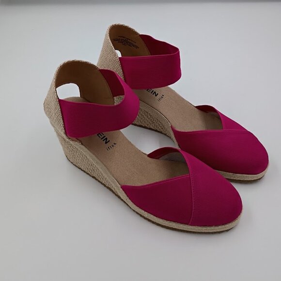 Anne Klein AKZoey Fuchsia Wedges Women's Size 8.5 - Picture 4 of 6